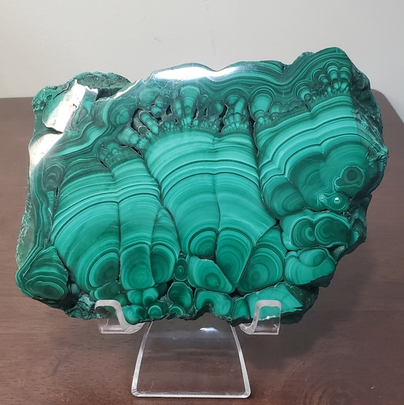 1.18 lbs Malachite Crystal Slab - Picture 6 of 17